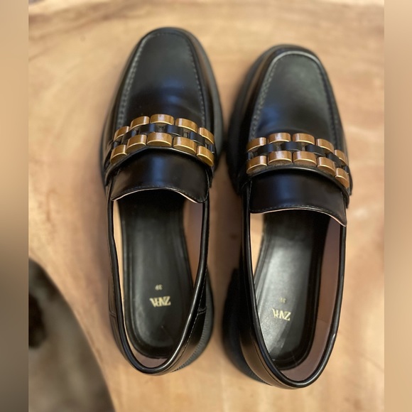 Zara lug sole loafer - size 39 - Picture 4 of 6